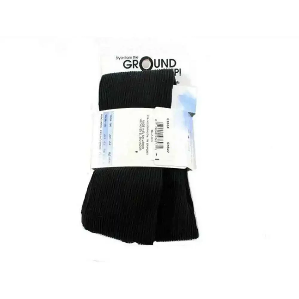 Leggs Fashion Tights Control Top Black Size M Lot of 3